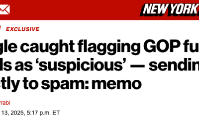 GOP Cries Censorship Over Spam Filters That Work